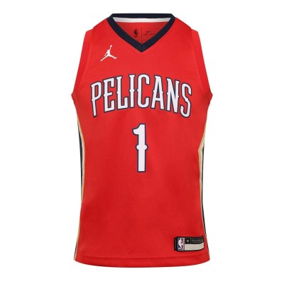 фланелка,детски,3/4,панталони,детски,тениски,nike,new,orleans,pelicans,williamson,#1,jersey,red