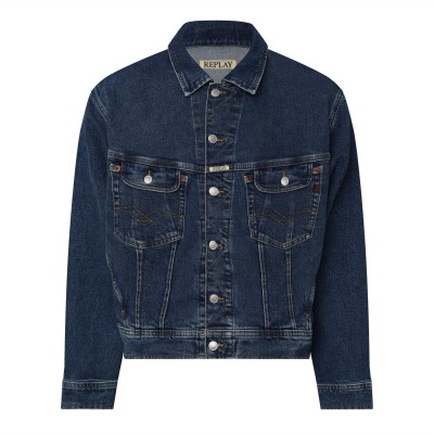 яке,replay,comfort,fit,jacket,blue