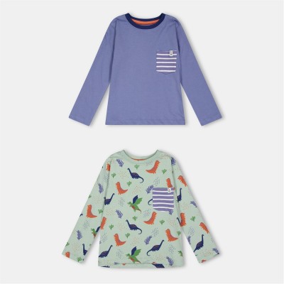 детски,тениски,детски,облекла,lilly,and,sid,dino,pkt,top,2pk,in99,multi