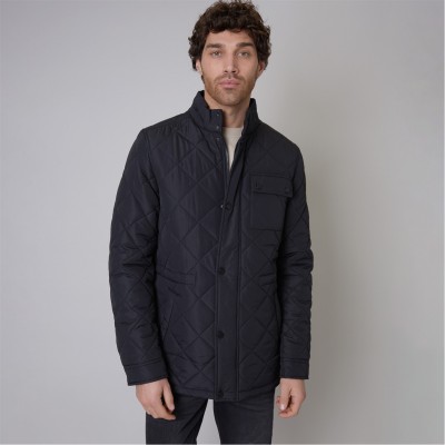яке,мъжки,якета,мъжки,якета,и,палта,размер+,threadbare,showerproof,diamond,quilted,jacket,black