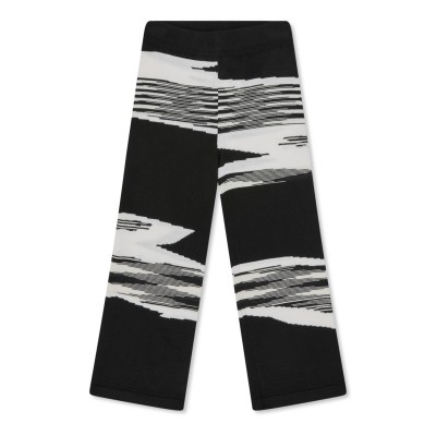 панталони,детски,3/4,панталони,missoni,kids',knitted,trousers,black,white