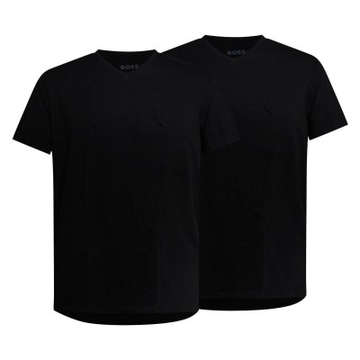 тениска,мъжки,тениски,boss,2,pack,of,comfort,v,neck,t,shirts,black