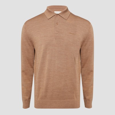 блуза,с,яка,мъжки,тениски,gant,extrafine,merino,wool,polo,shirt,beige