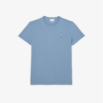 тениска,мъжки,тениски,lacoste,cotton,pima,t,shirt,blue