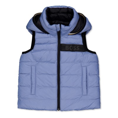 детски,елек,детски,облекла,boss,reversible,puffer,gilet,infants,med,grey,049