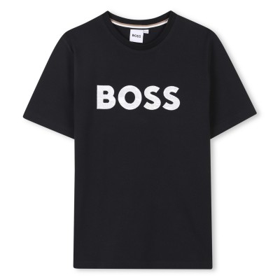 детска,тениска,детски,облекла,boss,embroidered,logo,t,shirt,infants,black