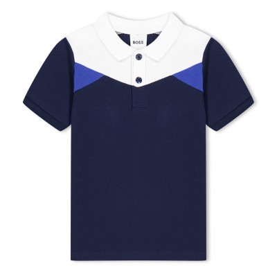 детски,облекла,boss,block,short,sleeve,polo,infants,navy,849