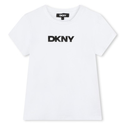 тениска,детски,облекла,dkny,dkny,cotton,t,shirt,in53,white