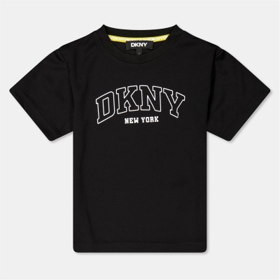 тениска,детски,облекла,dkny,dkny,loose,t,shirt,in53,black