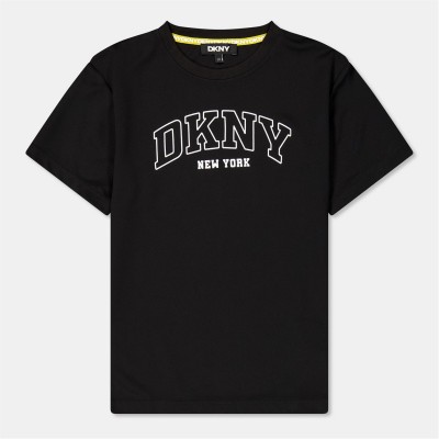 тениска,детски,облекла,dkny,dkny,loose,t,shirt,jn53,black