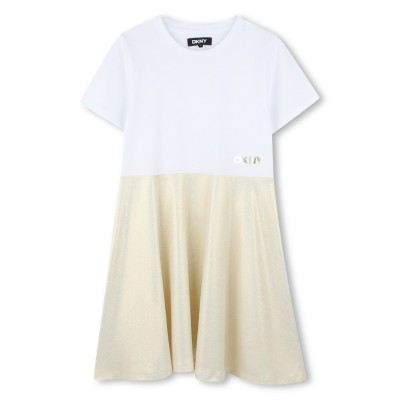 фланелка,детски,облекла,dkny,dkny,gold,jersey,drs,in53,white,gold