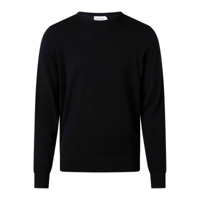 пуловер,разпродажба,calvin,klein,мъжки,горнища,с,качулка,calvin,klein,merino,wool,jumper,black