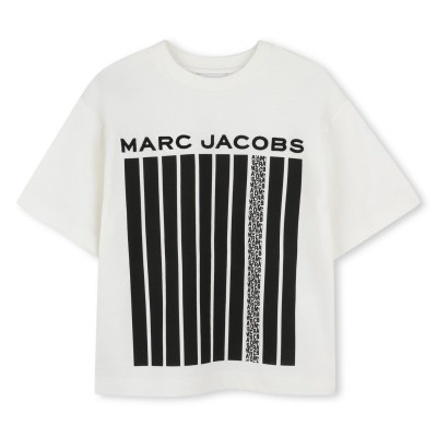 детска,тениска,детски,облекла,marc,jacobs,jumbled,logo,t,shirt,infants,cream