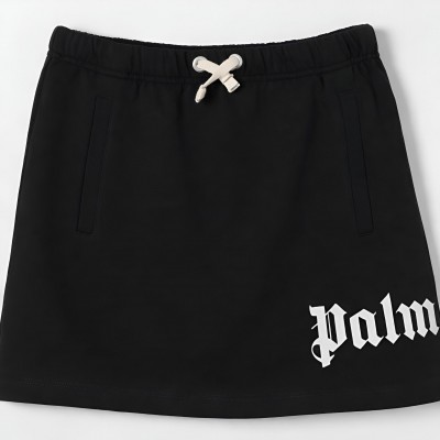 пола,palm,angels,kids,classic,overlogo,mini,skirt,black,white