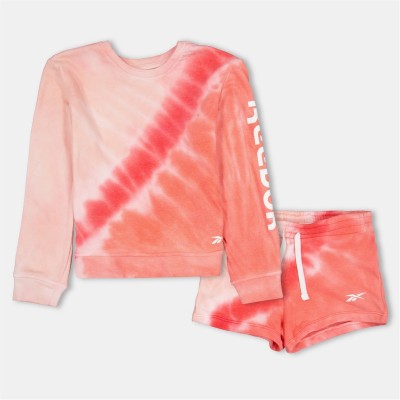 комплект,разпродажба,reebok,детски,облекла,reebok,tie,dye,set,jn99,strawberry,pink