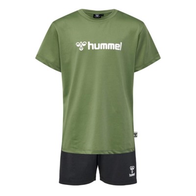 комплект,hummel,shorts,set,jn41,green