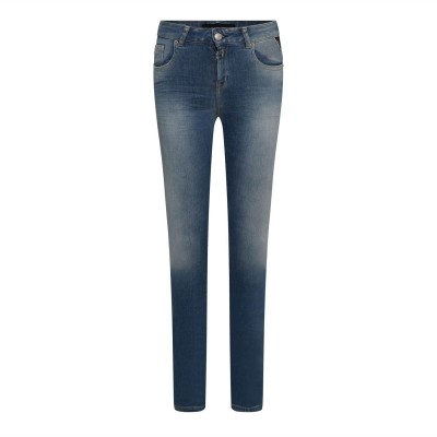 дънки,дамски,дънки,replay,faaby,slim,fit,jeans,blue