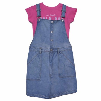 детска,тениска,детски,облекла,be,you,older,girl,t,shirt,and,short,dungaree,multi