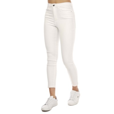 дънки,дамски,дънки,vero,moda,sophia,high,waist,skinny,jeans,white