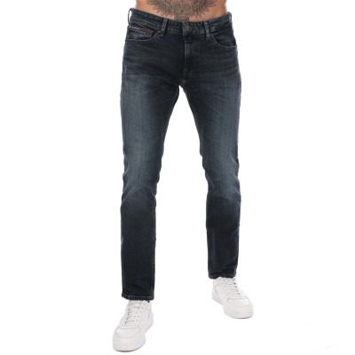 дънки,мъжки,дънки,tommy,hilfiger,scanton,slim,fit,jeans,black
