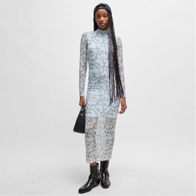 рокля,дамски,поли,и,рокли,hugo,nasuse,2,long,dress,blue