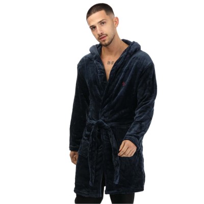 рокля,мъжки,пижами,farah,frazier,dressing,gown,navy
