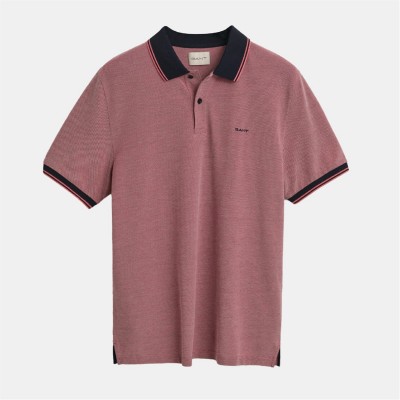 блуза,с,яка,мъжки,тениски,gant,4,colour,short,sleeved,oxford,pique,polo,shirt,red