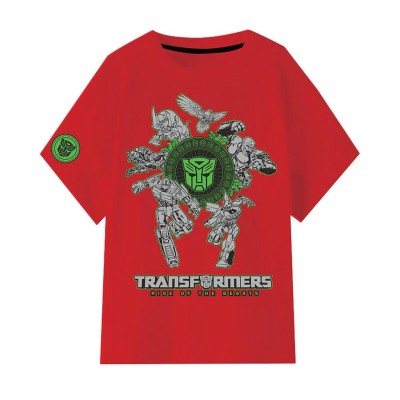 игри,и,технологии,дамски,тениски,дамски,топове,transformers,transformers,t,shirt,red,8,9,years,merchandise