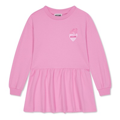 рокля,moschino,bear,dress,pink,50243