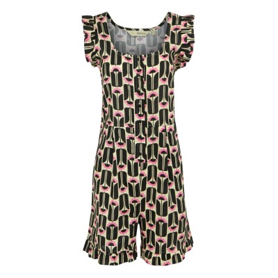 гащеризон,дамски,къси,панталони,regatta,orla,kiely,playsuit,blue,sixties,daisy