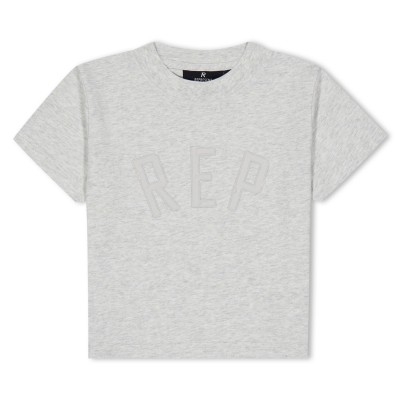 тениска,детски,облекла,represent,unisex,rep,logo,centre,distressed,applique,t,shirt,grey,marl