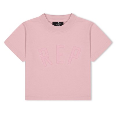 тениска,детски,облекла,represent,unisex,rep,logo,centre,distressed,applique,t,shirt,candy,pink