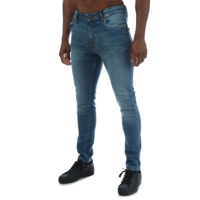 дънки,мъжки,дънки,duck,and,cover,doves,slim,fit,jeans,blue