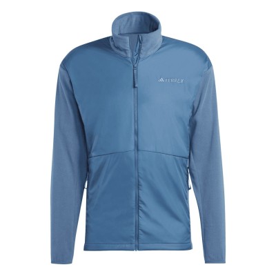 поларено,яке,мъжки,softshell,якета,мъжки,якета,adidas,terrex,multi,wind,fleece,jacket,blue