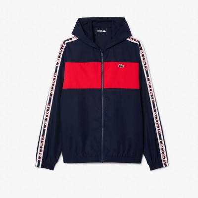 яке,lacoste,colour,block,logo,stripe,tennis,jacket,navy