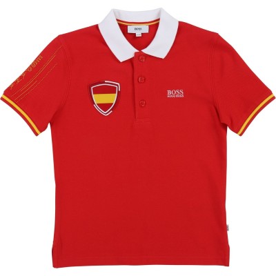 блуза,с,яка,детски,облекла,boss,boys,world,cup,spain,polo,shirt,red