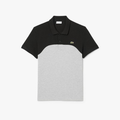 блуза,с,яка,мъжки,тениски,lacoste,regular,fit,l,12,12,colour,block,polo,shirt,grey