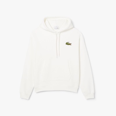 суичър,мъжки,горнища,с,качулка,мъжки,ежедневни,облекла,lacoste,loose,fit,badge,accent,hoodie,cream