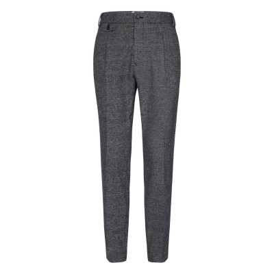 панталони,мъжки,панталони,тип,чино,calvin,klein,tapered,fit,check,trousers,black,white