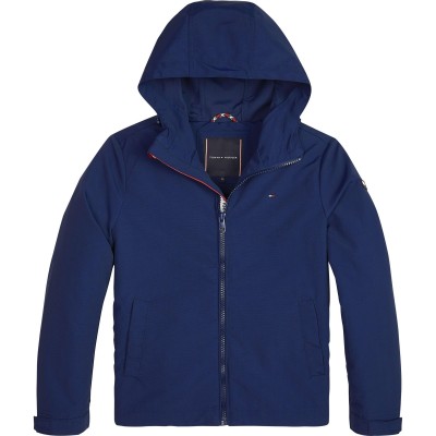 анорак,tommy,hilfiger,kids,packable,hooded,parka,navy