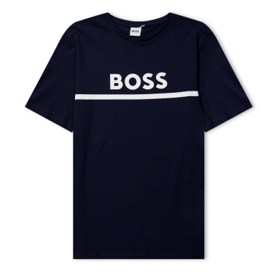 тениска,детски,тениски,boss,kids,large,logo,t,shirt,logo,design,navy,849