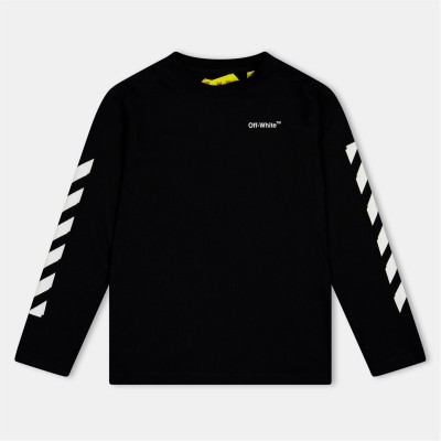 тениска,детски,облекла,off,white,off,ls,arrow,tee,in99,black,white
