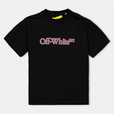 тениска,детски,облекла,off,white,off,bookish,tee,in99,black,fuchsia