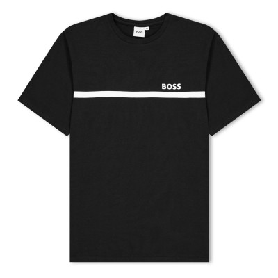 тениска,детски,тениски,boss,kids,small,logo,t,shirt,black,09b