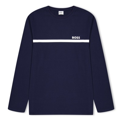 тениска,детски,тениски,boss,ls,smll,lgo,tee,in00,navy,849