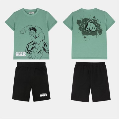 юношески,комплект,детски,стоки,с,аним.,герои,детски,3/4,панталони,дамски,стоки,с,аним.,герои,детски,облекла,character,tee,and,short,set,junior,hulk