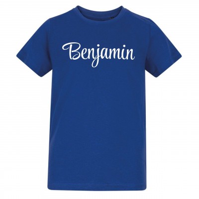 детска,тениска,детски,тениски,awd,unisex,kids,cotton,short,sleeve,t,shirt,royal,blue