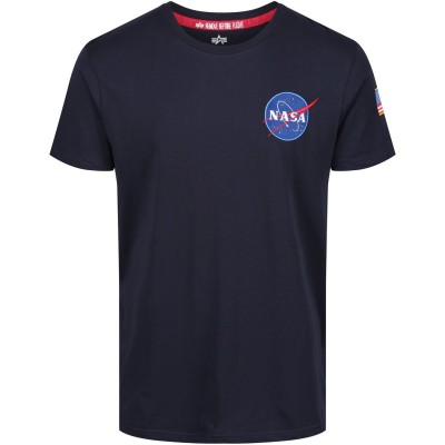 тениска,мъжки,тениски,alpha,industries,space,shuttle,t,shirt,blue