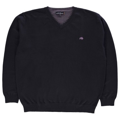 пуловер,мъжки,пуловери,raging,bull,v,neck,jumper,navy