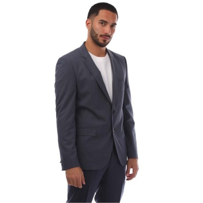яке,мъжки,якета,hugo,houndstooth,extra,slim,fit,jacket,dark,blue